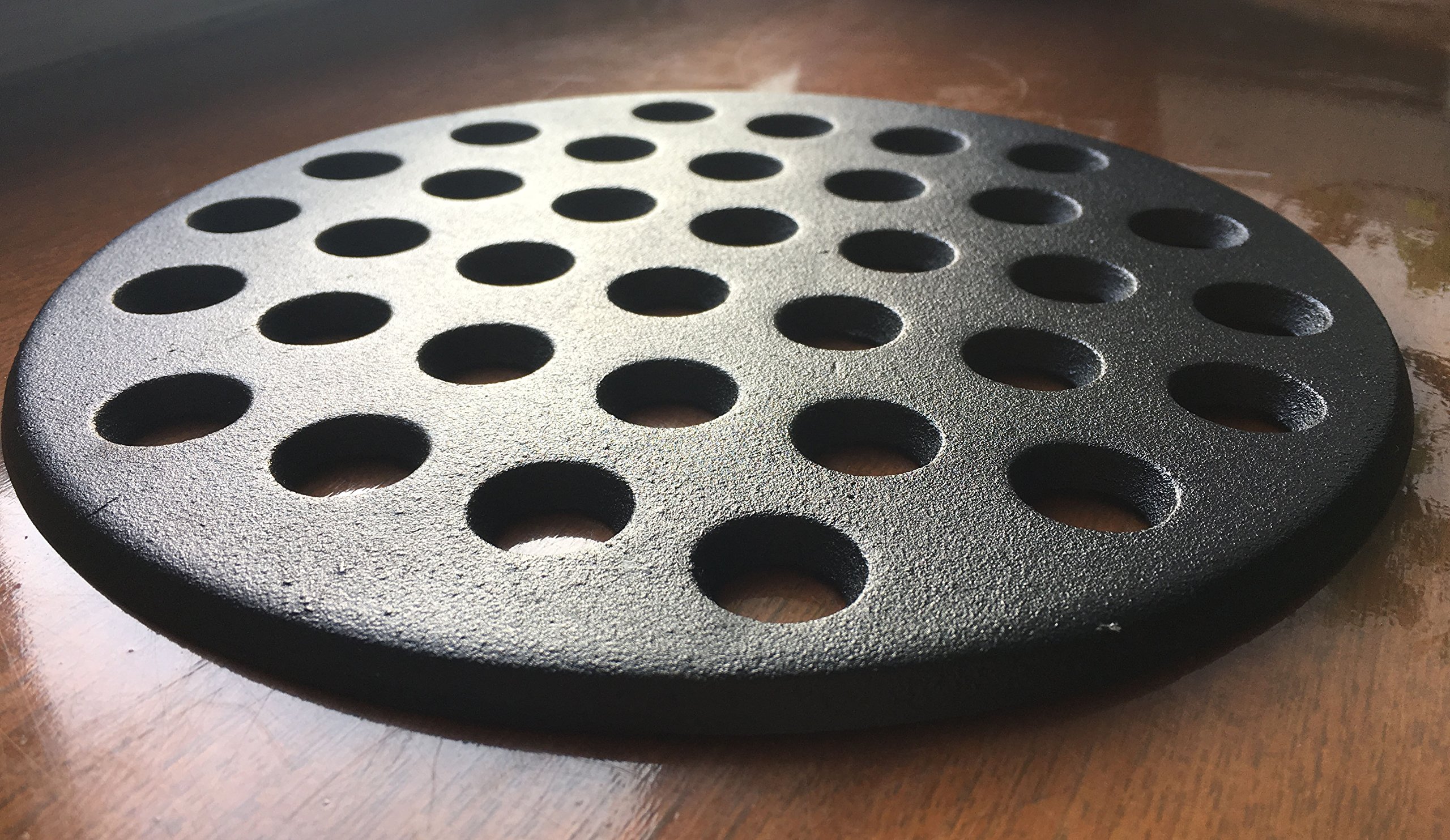 9 inch Cast Iron Charcoal BBQ High Heat Fire Grate Fits Big Green Egg
