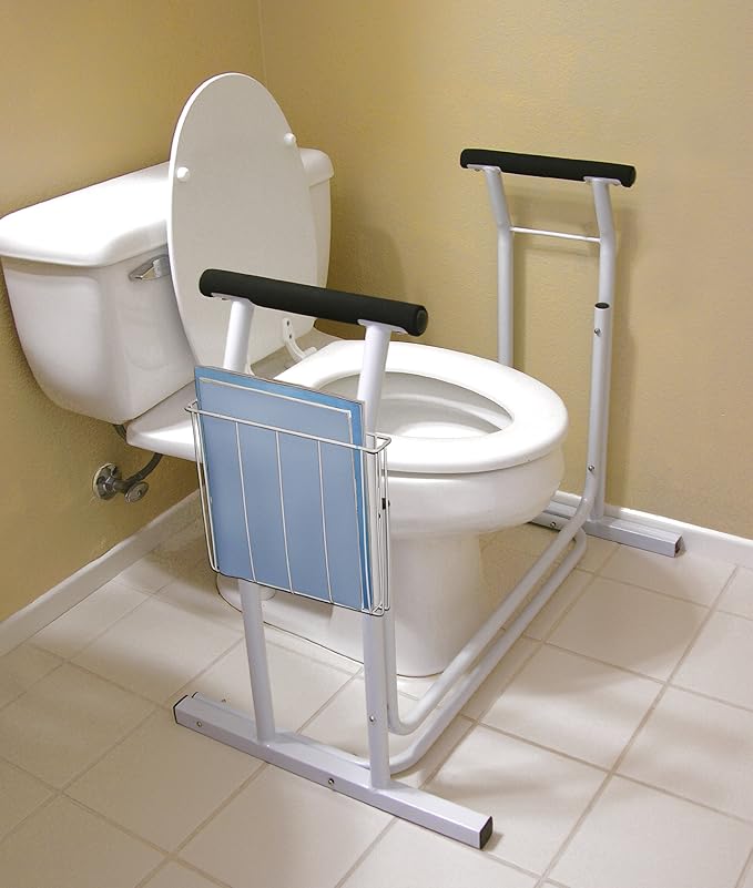 Deluxe Toilet Safety Support helps stability & safety strong design