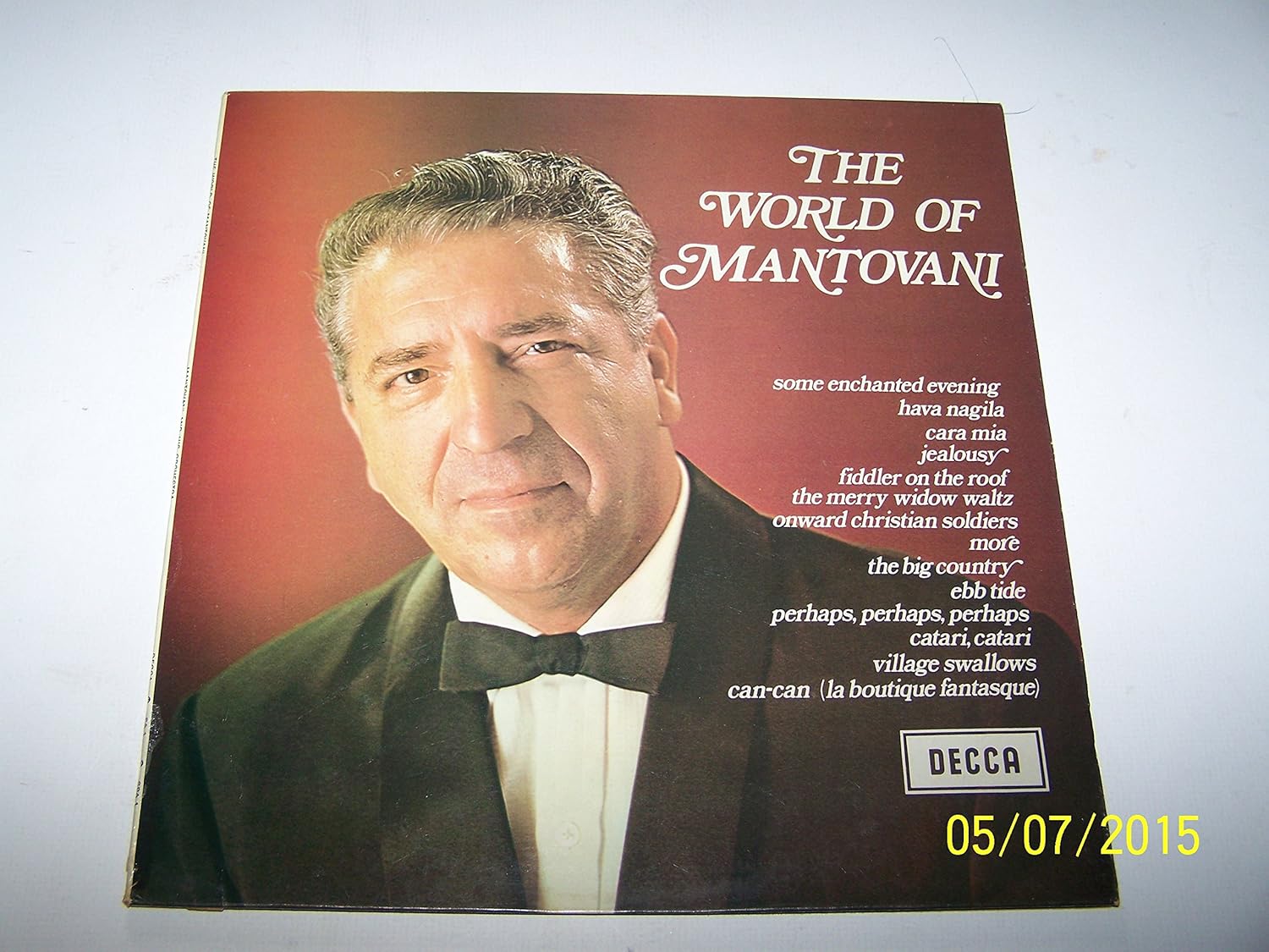 The World Of Mantovani Mantovani And His Orchestra LP Amazon.co.uk