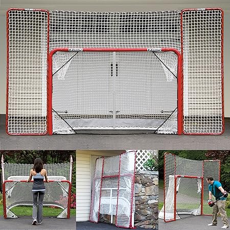 diy hockey net backstop