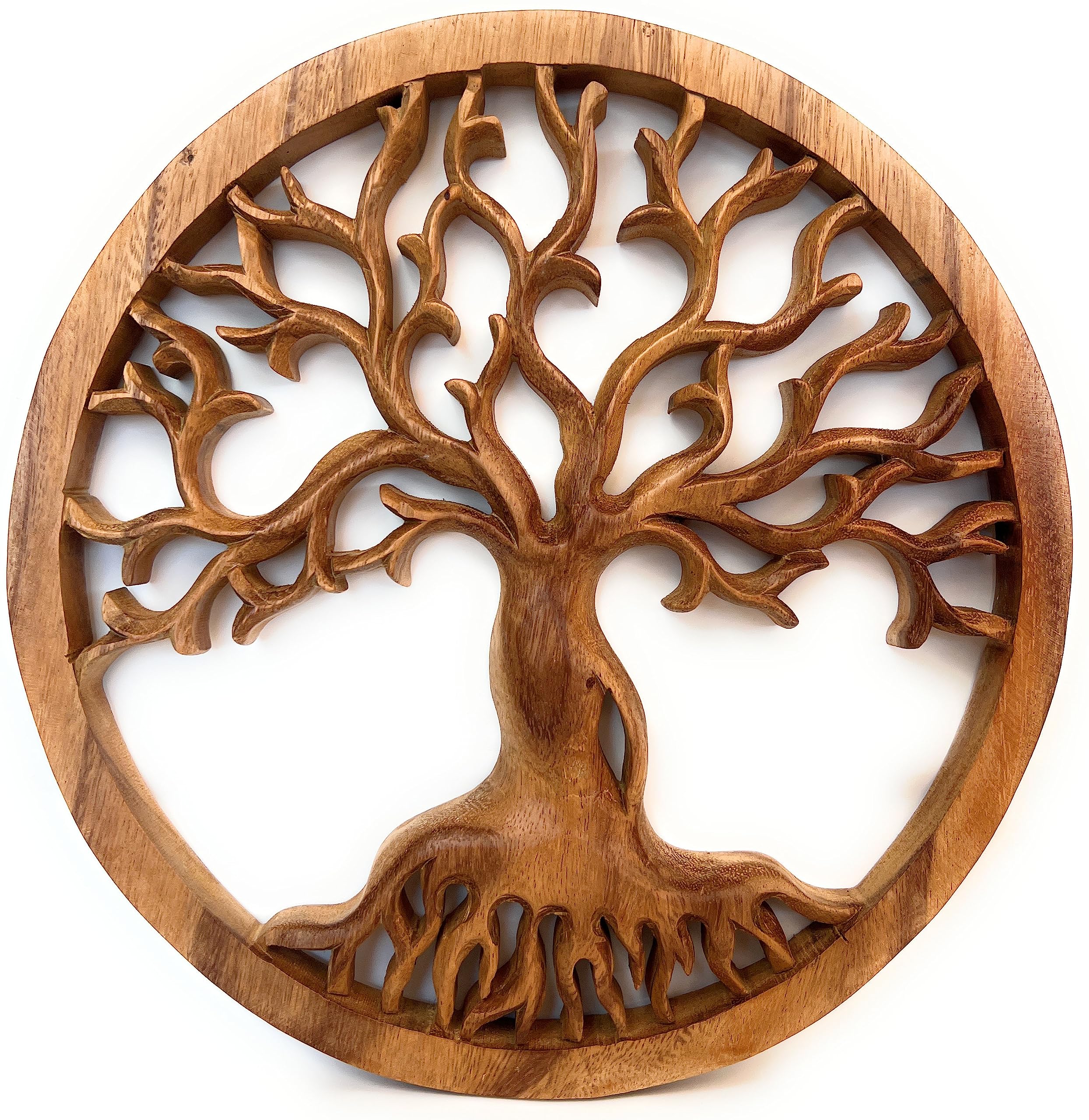 Trintura Acacia Wood Tree of Life Wall Picture - 20 cm Gift Idea Wall Decoration