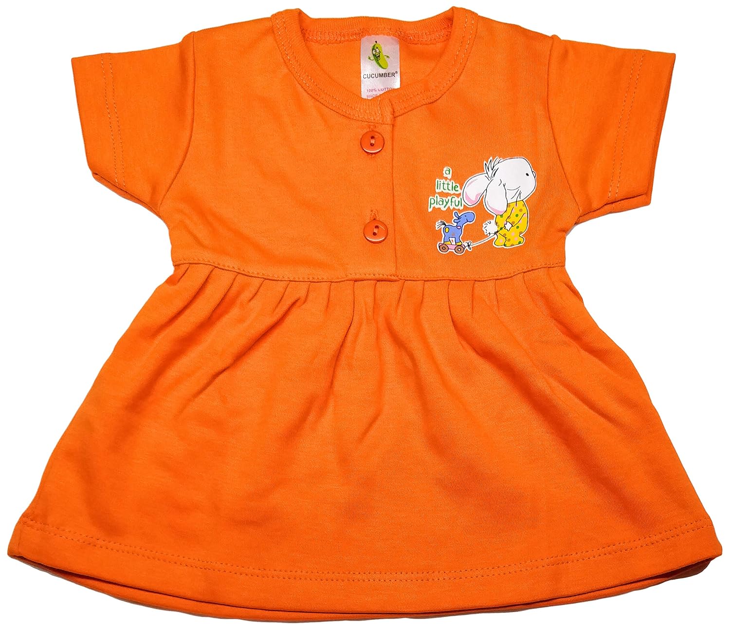 cucumber frocks for baby girl