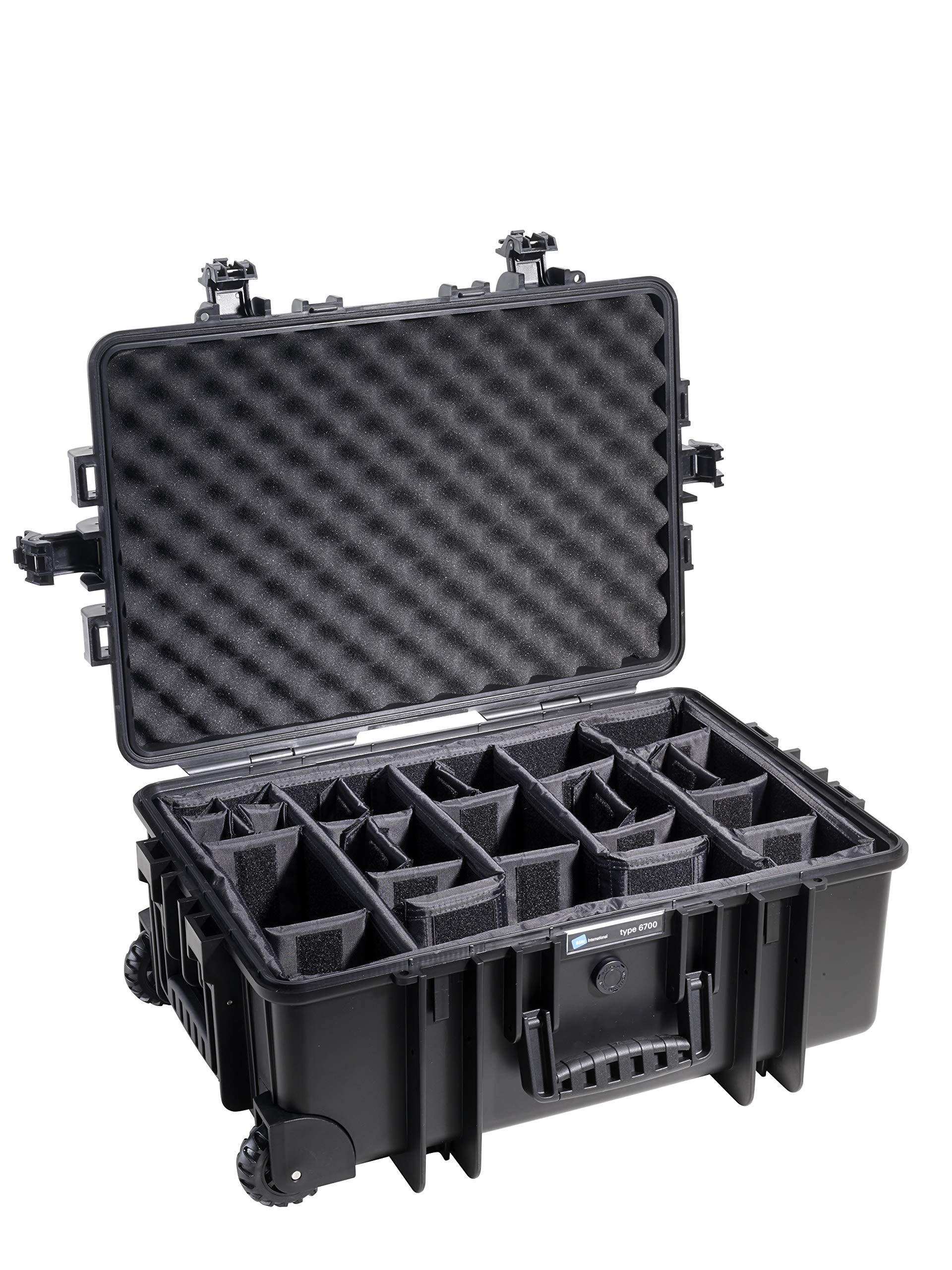 B&W outdoor.cases Type 6700 with Padded Divider System (RPD) - Black - The Original