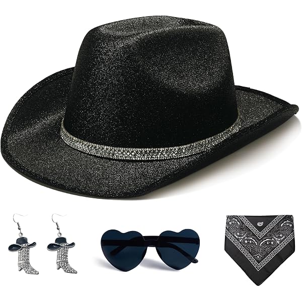Amazon.com: Carnavalife Boho Western Straw Cowboy Hat Star  display picture 2