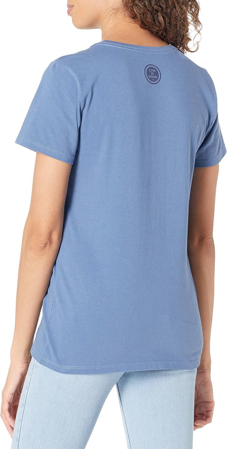 Life is Good Women's Crusher Graphic T-Shirt: Clothing