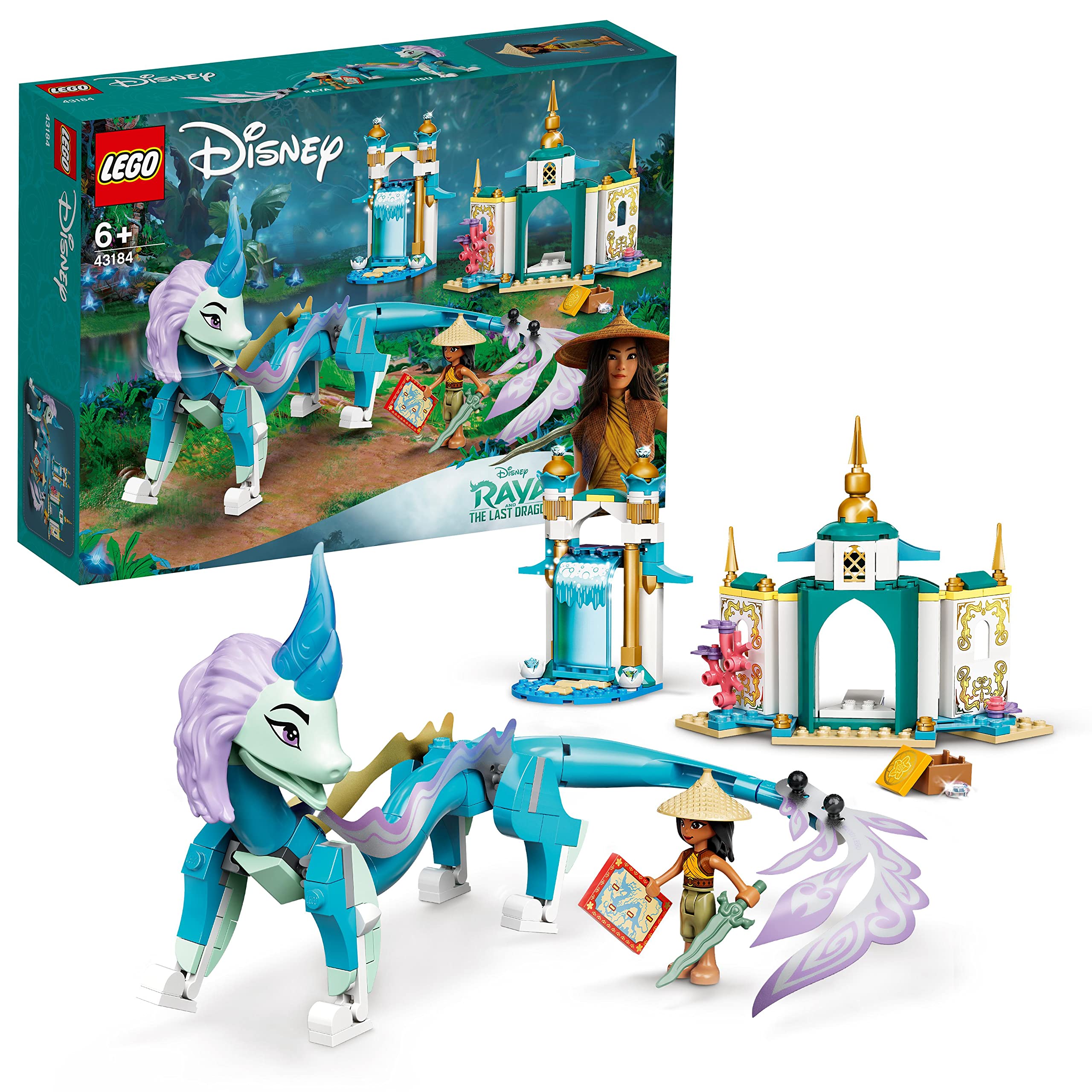 LEGO 43184 Disney Princess Raya and Sisu Dragon