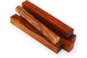 EXOTIC WOOD ZONE Cocobolo Pen Blank 3/4" x 3/4" x 5" 5-Piece