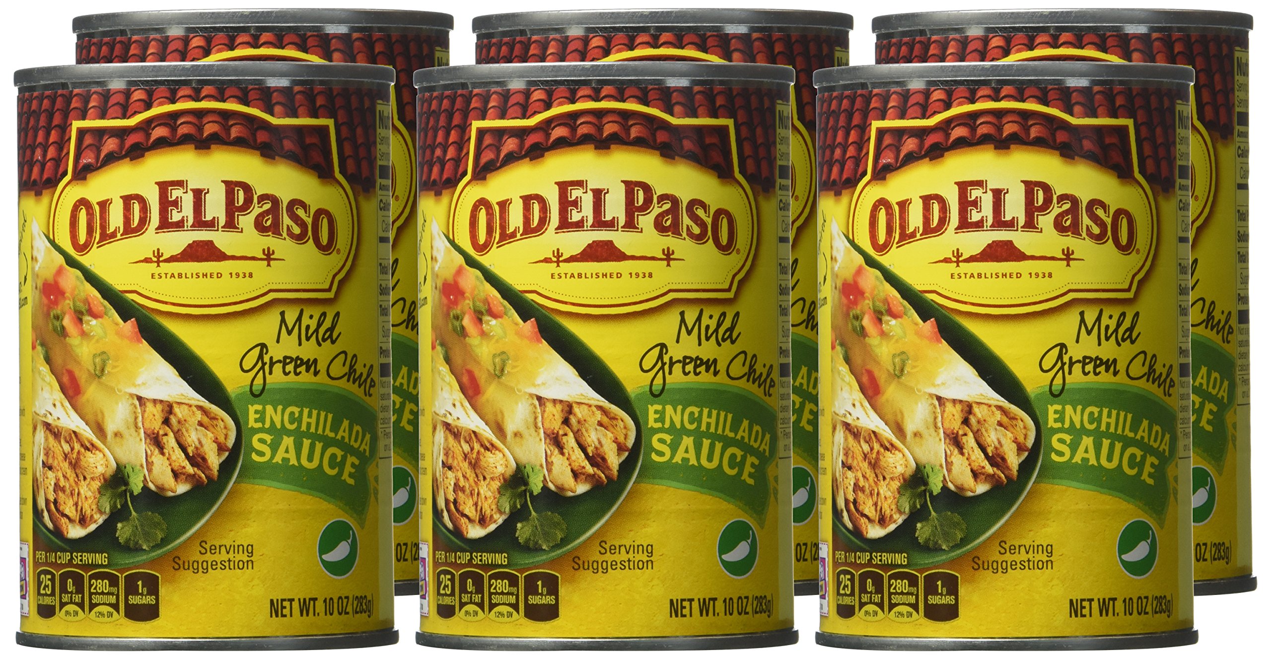 Old El Paso Mild Green Enchilada Sauce 10 Ounce (Pack Of 6) on Galleon