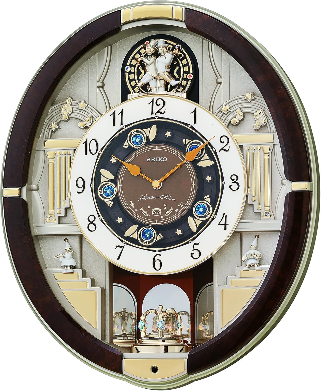 Seiko QXM289B Musical Melody Wall Clock Amazon.ca Watches