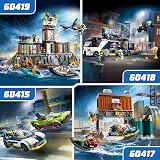 LEGO City Police Car and Muscle Car Chase 60415 Toy Set with Minifigures view 7