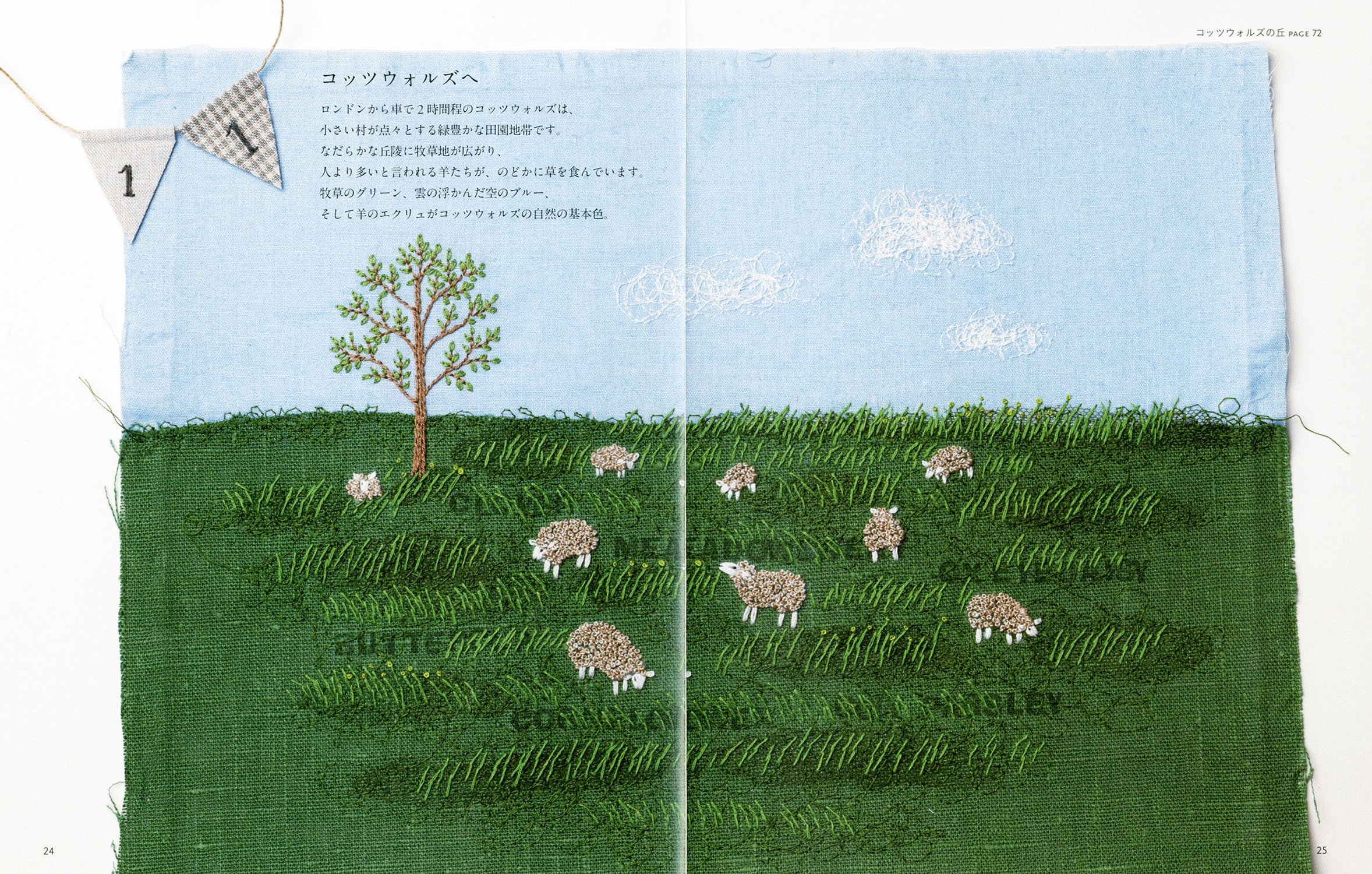 コッツウォルズと湖水地方を訪ねて 青木和子 旅の刺しゅう3 Amazon Com Books