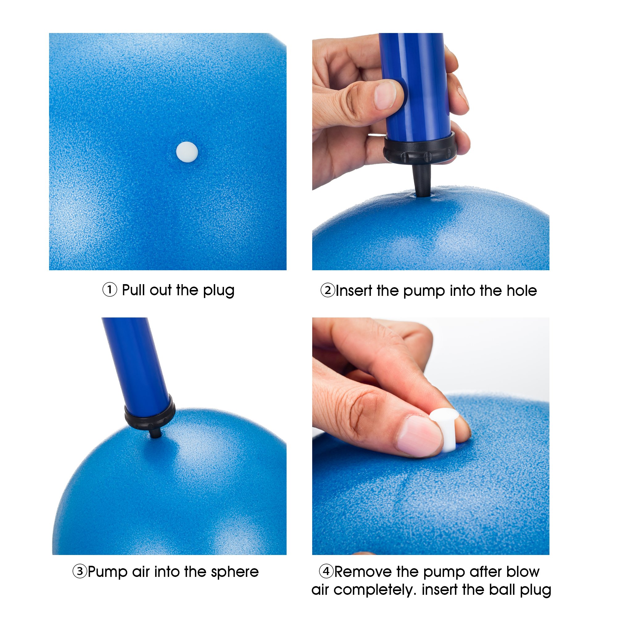 Stylife® 9.8Inch Beach Balls Inflatable Beach Pool Party Toys for Adults and Kids Water Fun Play in Summer (3 PACK)