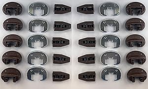 Kenlin Lot of 10 Sets of Improved Commercial Style Kenlin Rite-Trak II Model #168(Drawer Stop with Roller)