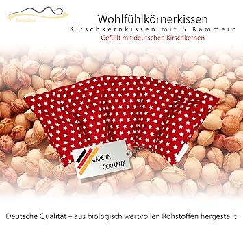 Cojín de huesos de cereza / Almohada relajante para el tratamiento ...