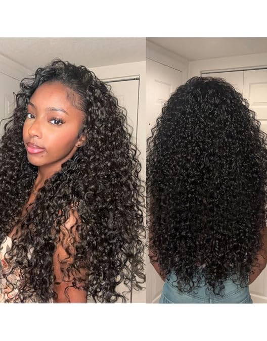 Parrucca Sintetica In Pizzo Ondulato Lungo 26 Pollici Con - Foto 4