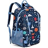 Lands' End Unisex Kids Medium ClassMate Lightweight Durable Elementary School Backpack, Chambray