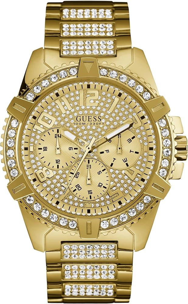 guess iced out watch