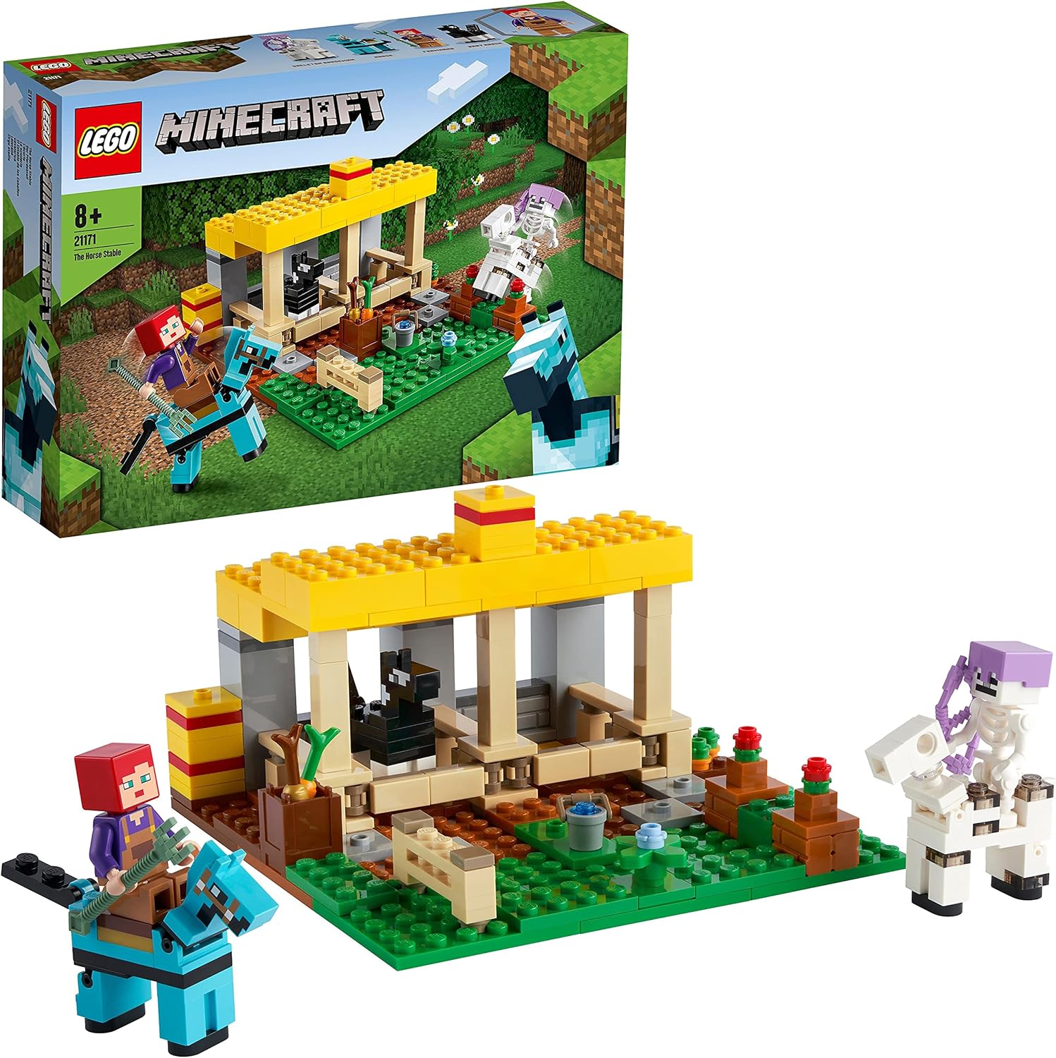 Lego Minecraft The Horse Stable Farm Toy With Skeleton Horseman Figure Toys For Kids 8 Years Old Amazon Co Uk Toys Games Lego Minecraft The Horse Stable Farm Toy With Skeleton Horseman Figure Toys For Kids 8 Years Old Amazon Co Uk Toys Games