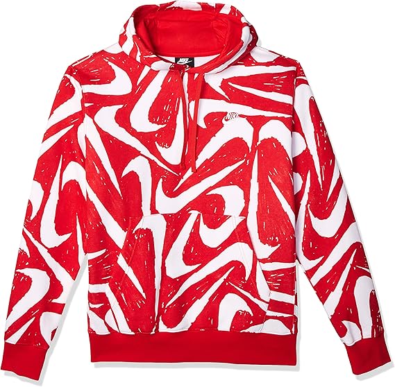 Nike Men's Sportswear Club Pull Over Hoodie All Over Swoosh Print: Amazon.ca: Clothing & Accessories