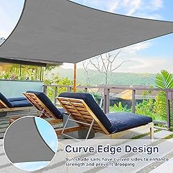 RoomHacks 12'x12' Sun Shade Sail, UV Protection