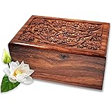 LINDIA MEMORIAL Handcrafted Rosewood Cremation Urns