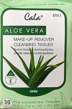 cala aloe vera makeup remover wipes