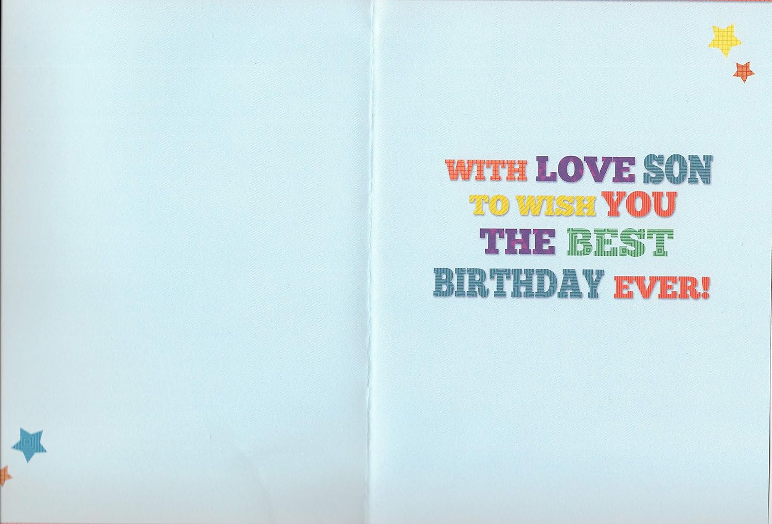 For A Special Son Birthday Card - Size 6" X 9", Green, 6 x 9 inch - Image 3