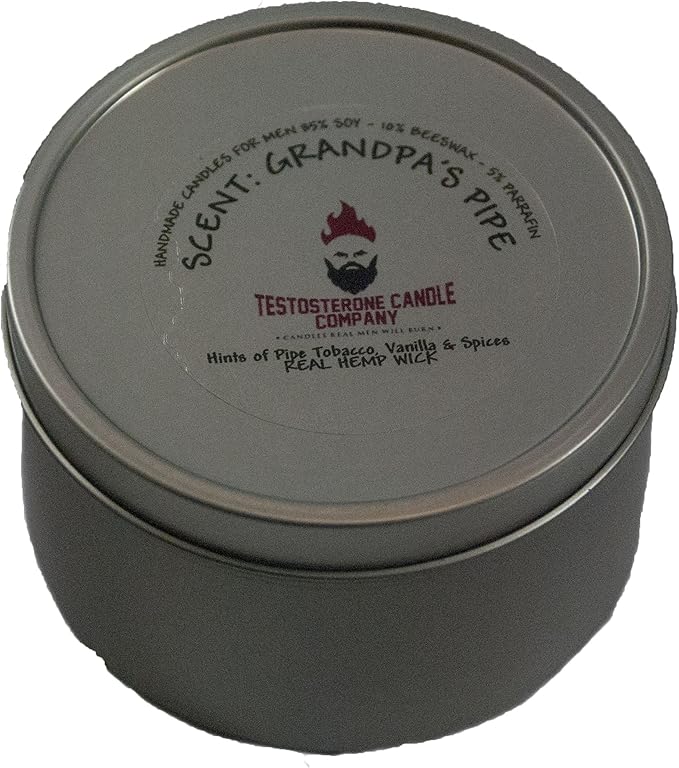 Testosterone Candle Company Grandpa's Pipe Sweet Pipe