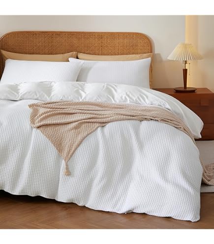 Parure de lit 1000 fils en coton égyptien : tissage satiné, 18 po. de profondeur - France
