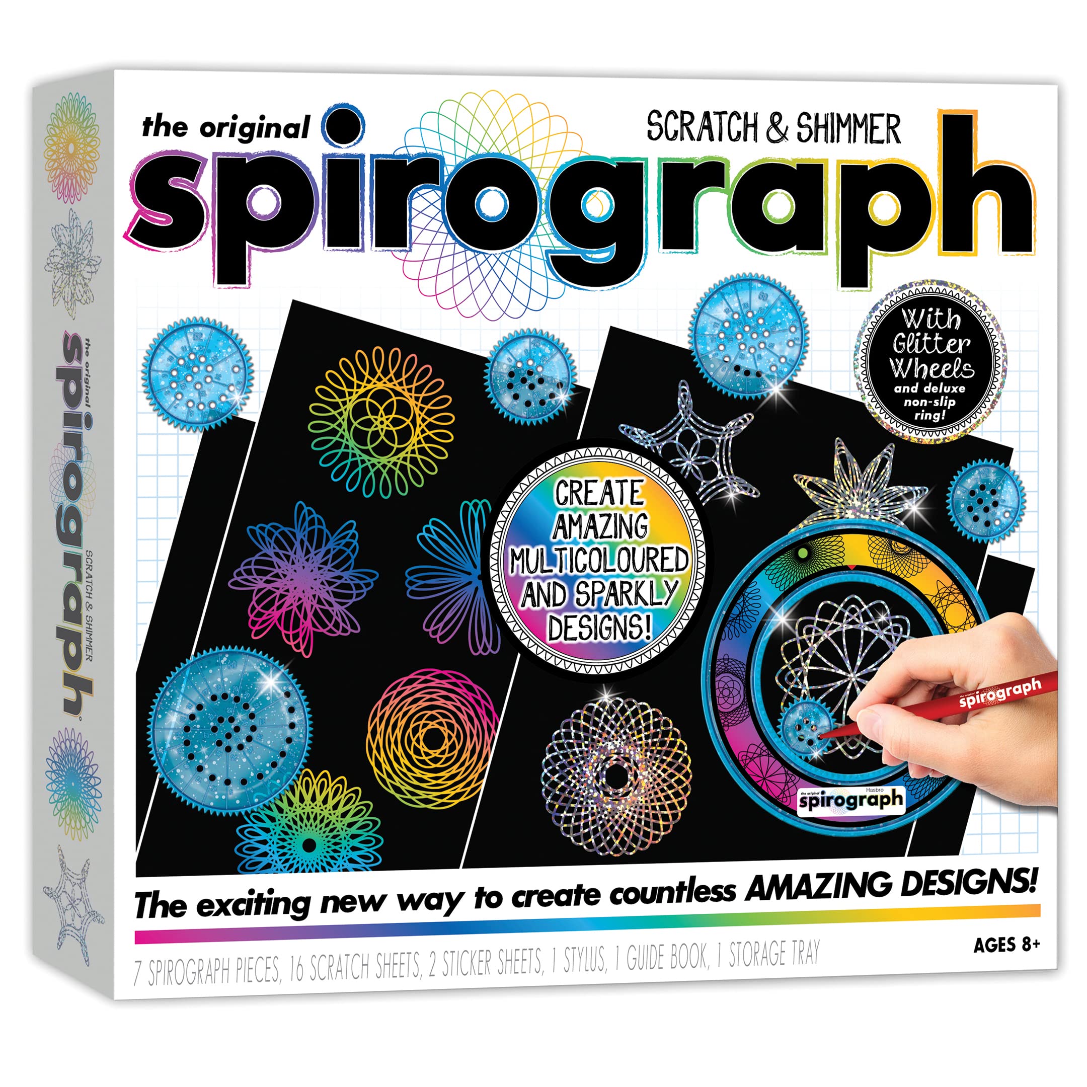 Spirograph Scratch & Shimmer, SP203, One Size, Multicolor