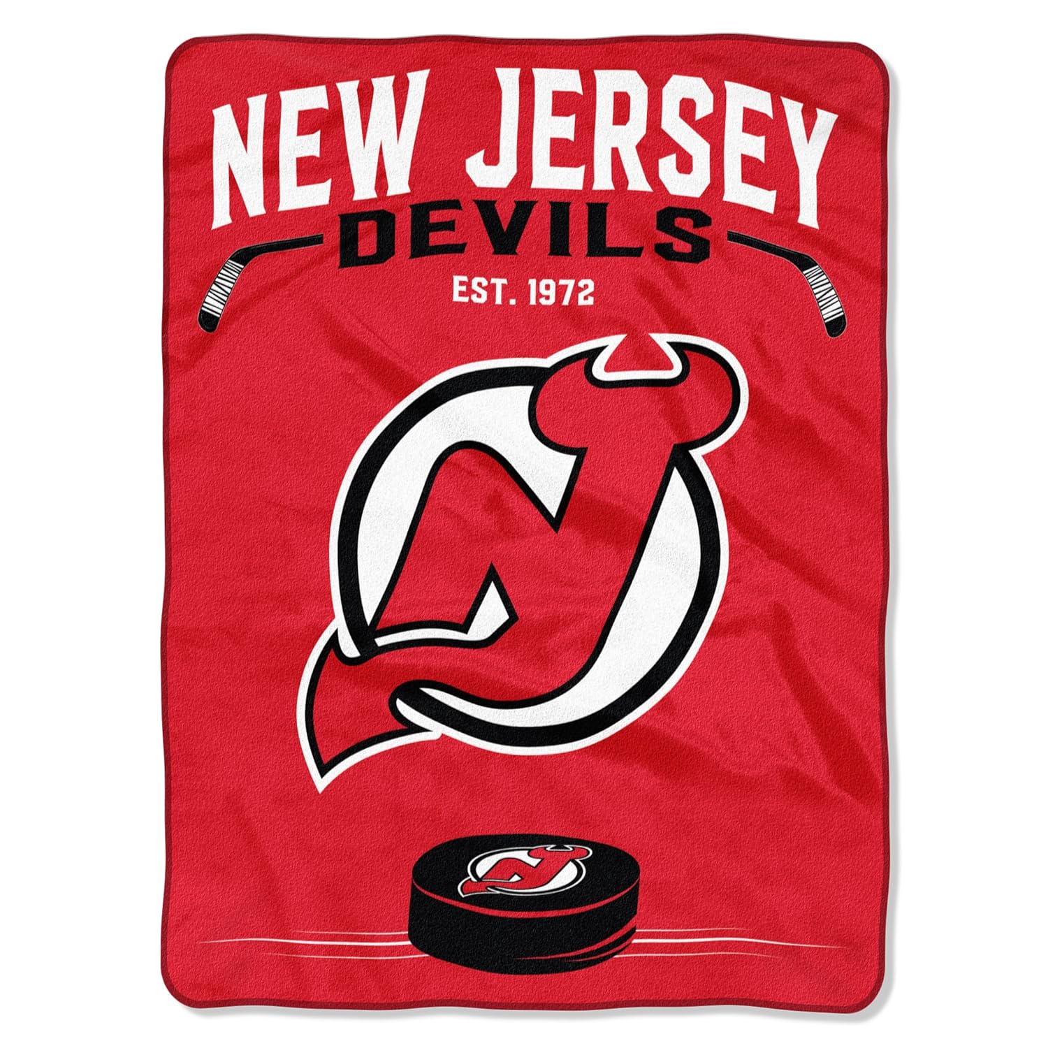 Officially Licensed NHL "Inspired" Plush Raschel Throw Blanket