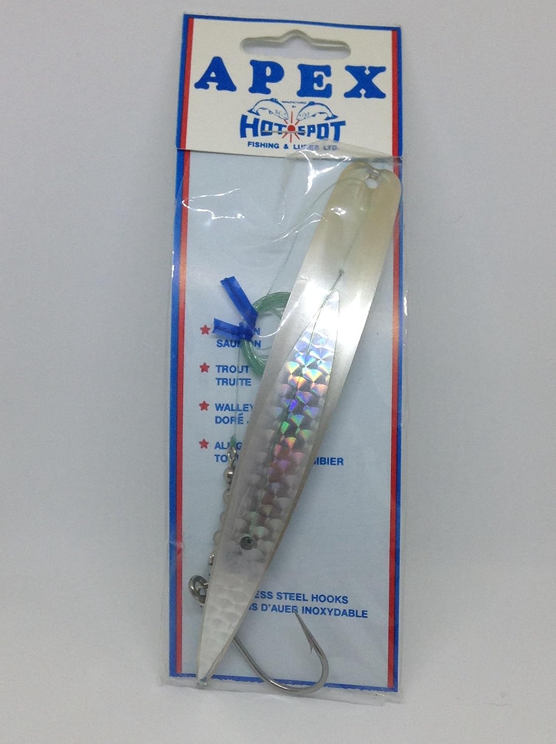 Apex salmon lure, Pearl, 6.25 Sports & Outdoors