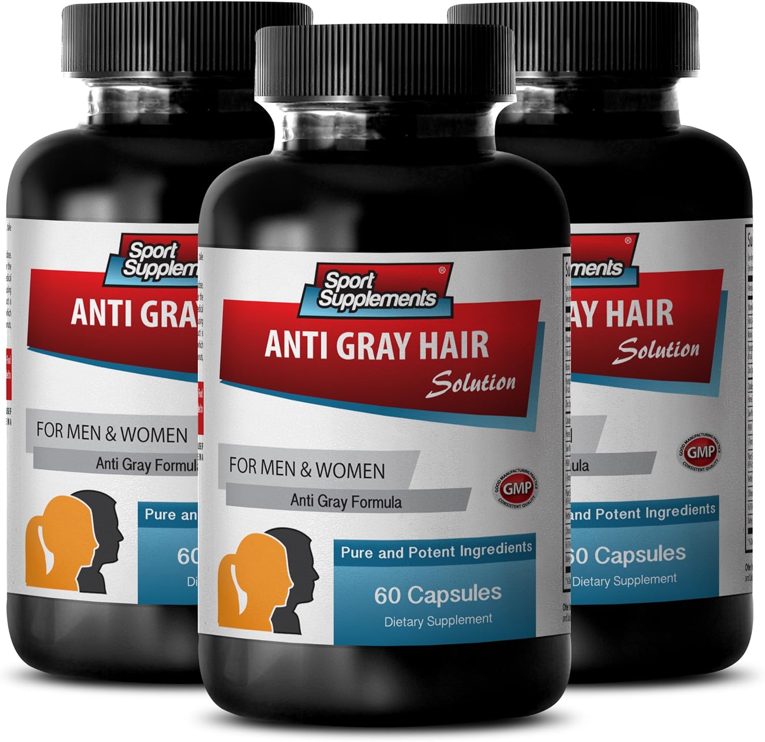 Folic Acid Hair Growth Anti Gray Hair Natural Formula for