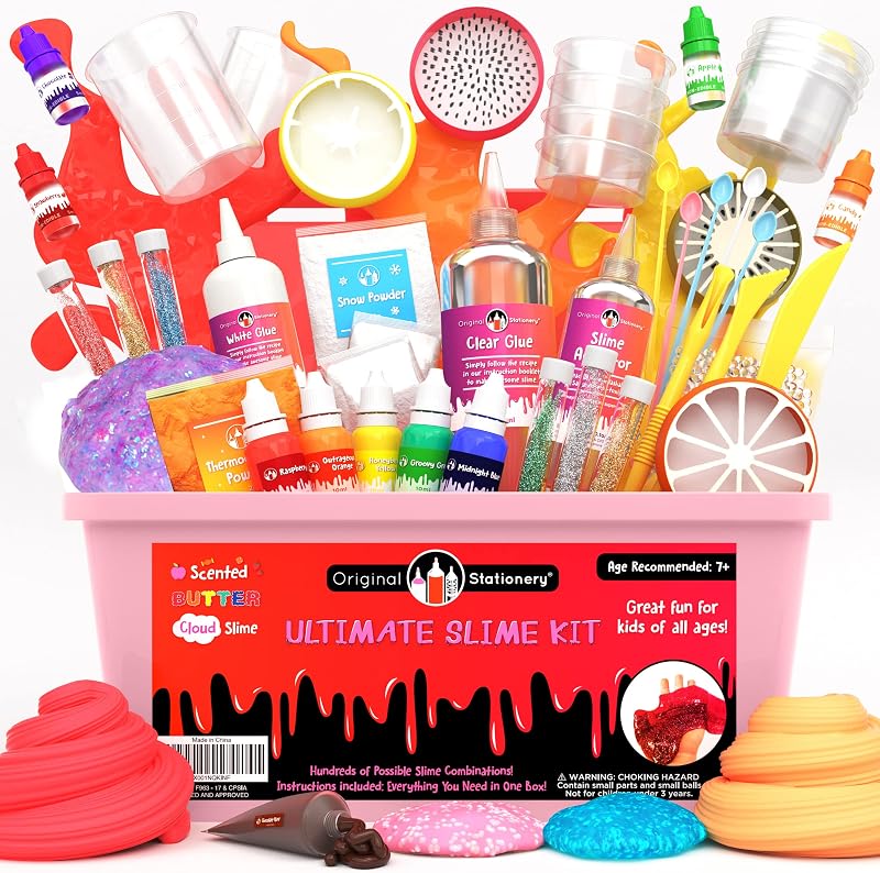 Original Stationery Ultimate Slime Kit Pink Slime Set DIY Cloud Fishbowl