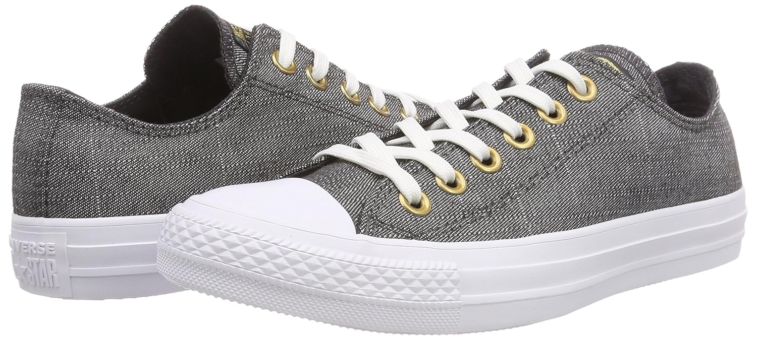 Converse CTAS Ox Almost Black White Zapatillas Para Mujer