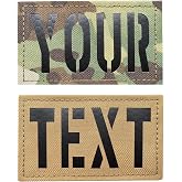 Custom IR Call Sign Laser Cut Patch Infrared Callsign Flag Patch(11 Colors Available)