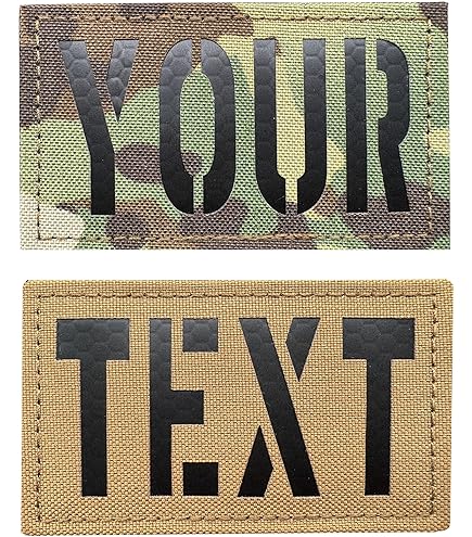 Amazon.com: Custom Call Sign Patch, IR Infrared Reflective Patch
