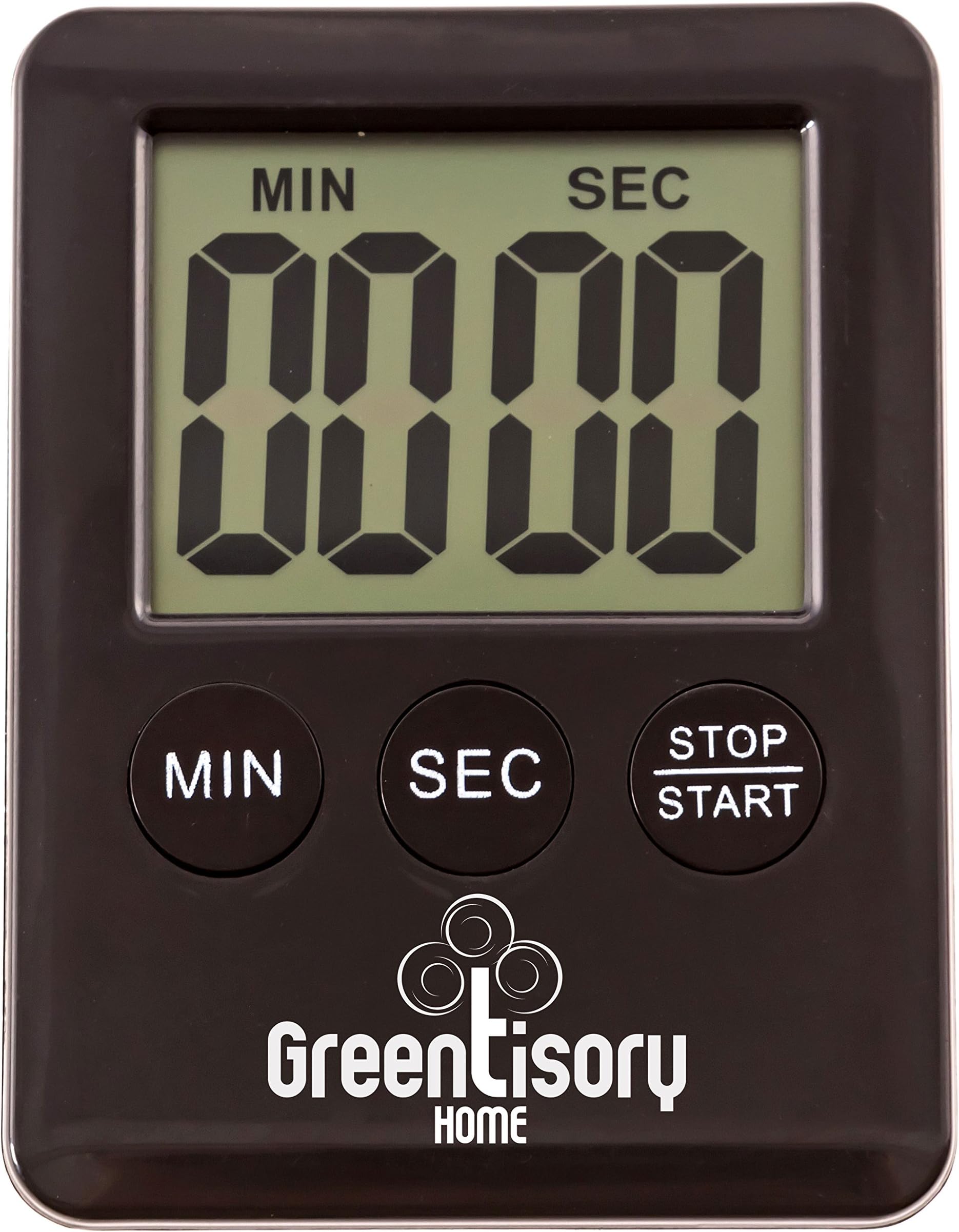 Greentisory Digital Timer With Magnet-Charcoal Black