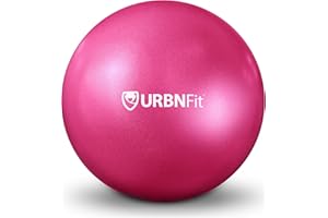 URBNFit Mini Pilates Ball - Small Exercise Ball for Yoga, Pilates, Barre, Physical Therapy, Stretching and Core Fitness - Ben