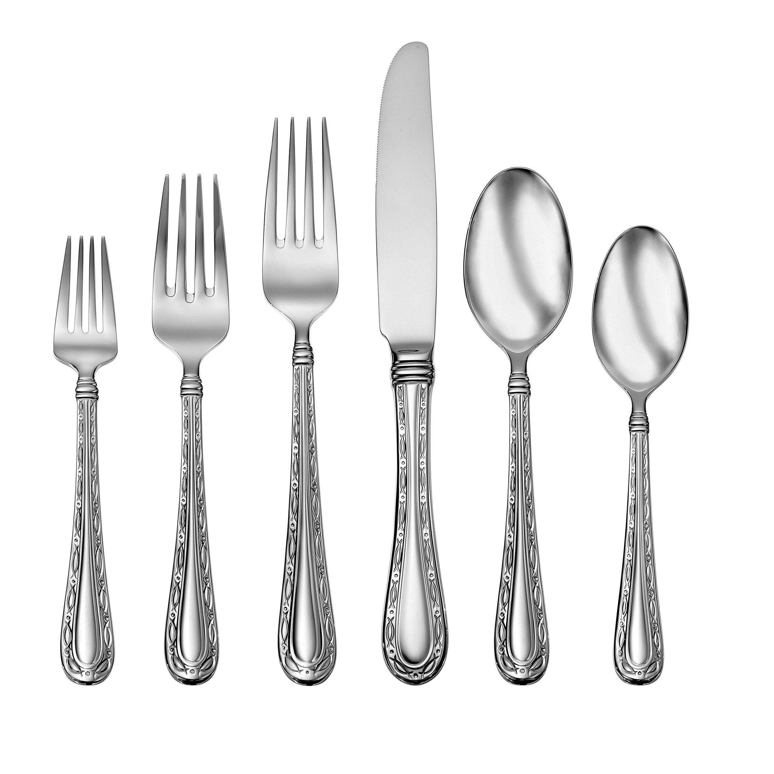 Oneida Marlena 114 Piece 18/10 Stainless Fine Flatware Set, Service for