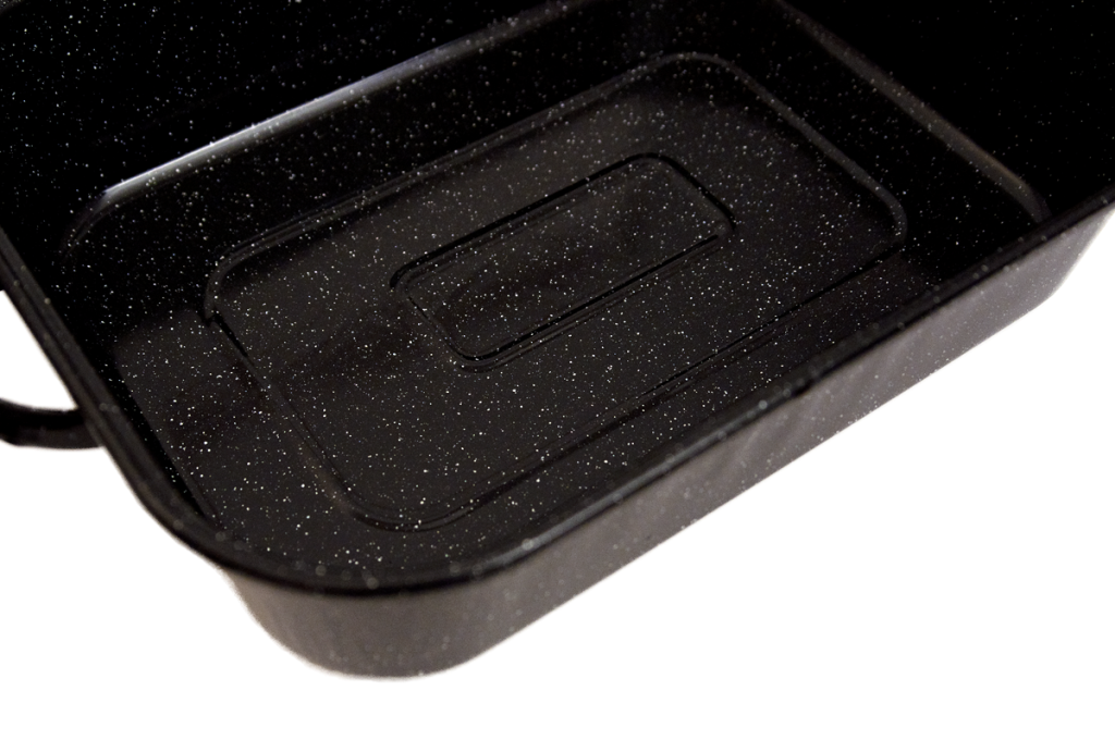 Cooking Turkey Covered Rectangular Roaster Carbon Steel Roasting Pan