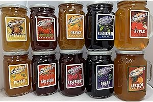 BLACKBURN SYRUPS Blackburn 10 Jar Variety Pack Jelly & Preserves In Glass Mugs