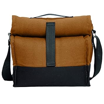 Marine Pearl Sling Thermal Lunch Tiffin Bag with Bottle/Spoon/Holder, Seprate Sauce & Tissue