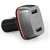 Anker Quick Charge 3.0 42W Dual USB Car Charger, PowerDrive+ 2 for Galaxy S7 / S6 / Edge / Plus, Note 5 / 4 and PowerIQ for iPhone 7 / 6s / Plus, iPad Pro / Air 2 / mini, LG, Nexus, HTC and More