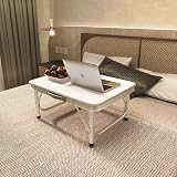 Lucn 2FT Folding Camping Table 60x45 cm Aluminum MDF Top 2-Height view 7