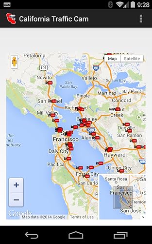 Caltrans Traffic Cameras Map California Traffic Cameras:amazon.com:appstore For Android