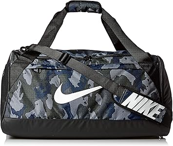 Amazon Co Jp ナイキ ブラジリア ミディアム プリント トレーニング ダッフルバッグ ダークグレー ブラック Generic