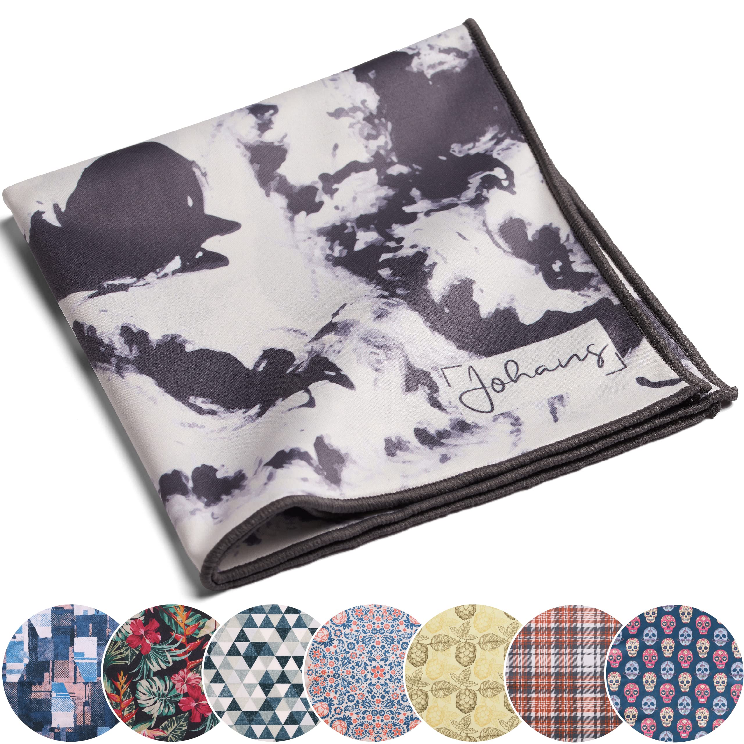 Johans® XXL Microfibre Cloth for Cleaning Smartphones, Tablets, Glasses, Display, Camera, Display Cloth, Glasses Cleaning Cloth, Optical Quality in 30 x 30 cm (Dust)