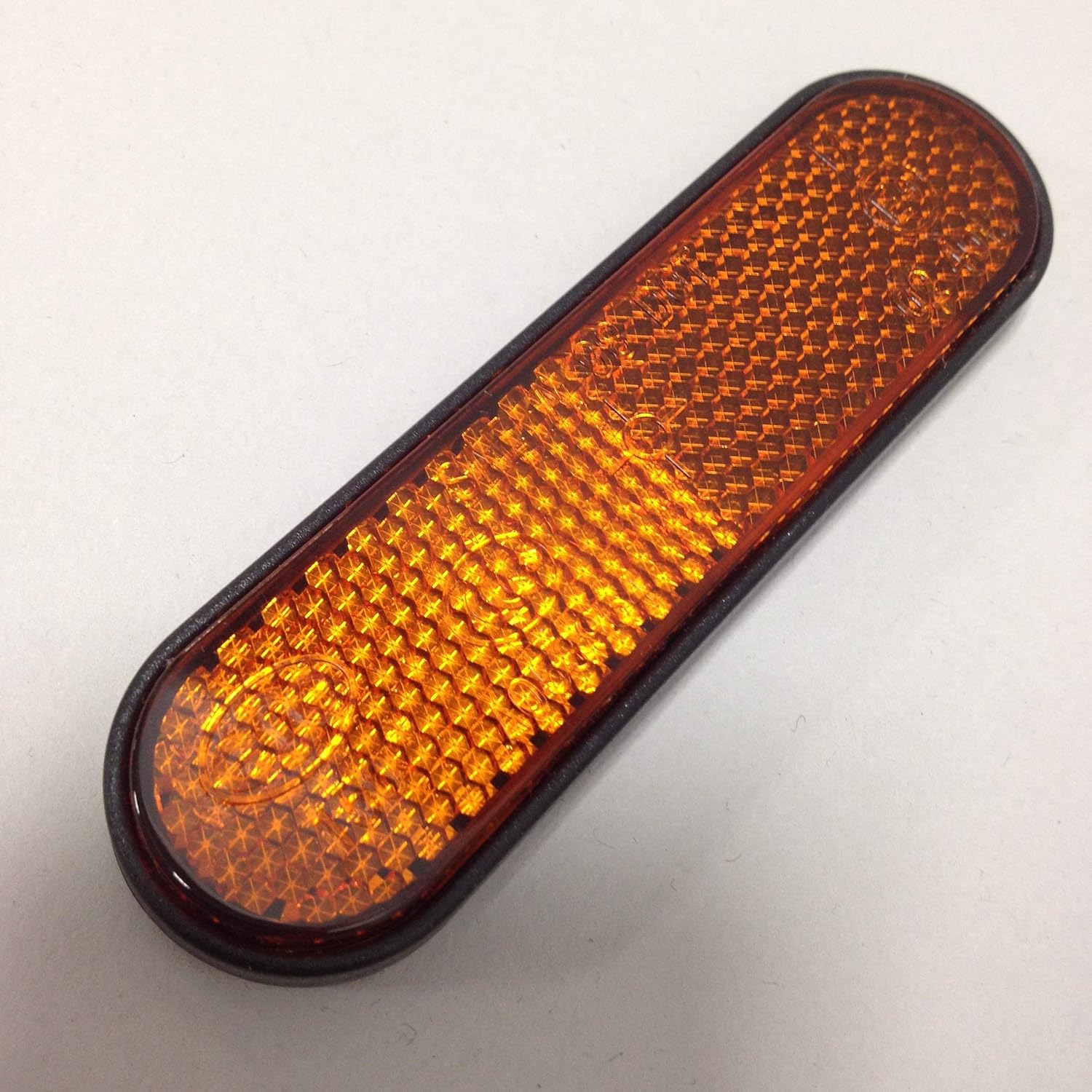 4Pack Motorcycle Dirt Bike Amber Plastic Fork Leg Reflective Sticker