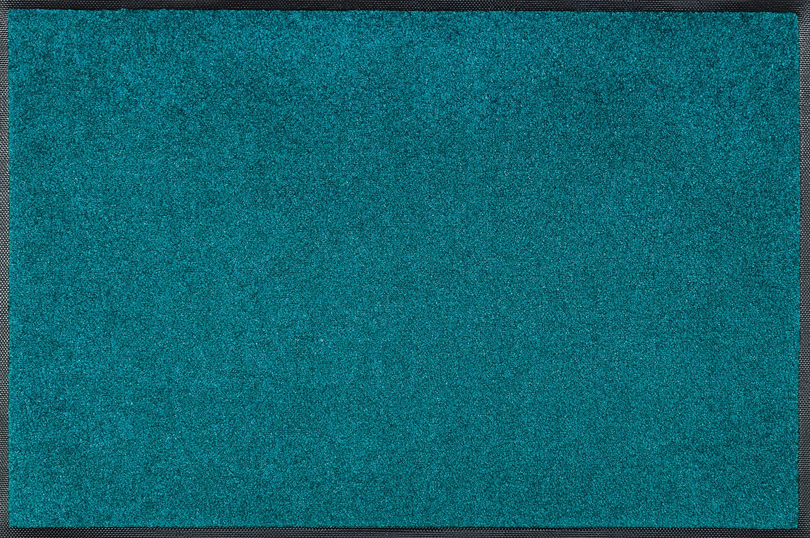 wash+dry Peacock Green Door Mat Acrylic 50 x 75 x 0.7 cm